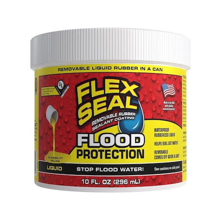 Flex Seal 10 oz Flood Protection Yellow Rubber Spray Sealant, 6PK 1026652